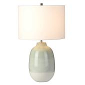 modern pasztel zold oliva keramia asztali lampa vilagos ernyo elegans luxus nappali hangulatvilagitas.jpg